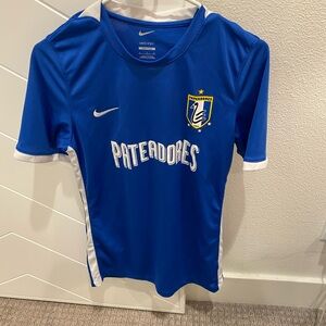 Nike Men Drifit Royal Blue Soccer Jersey #15